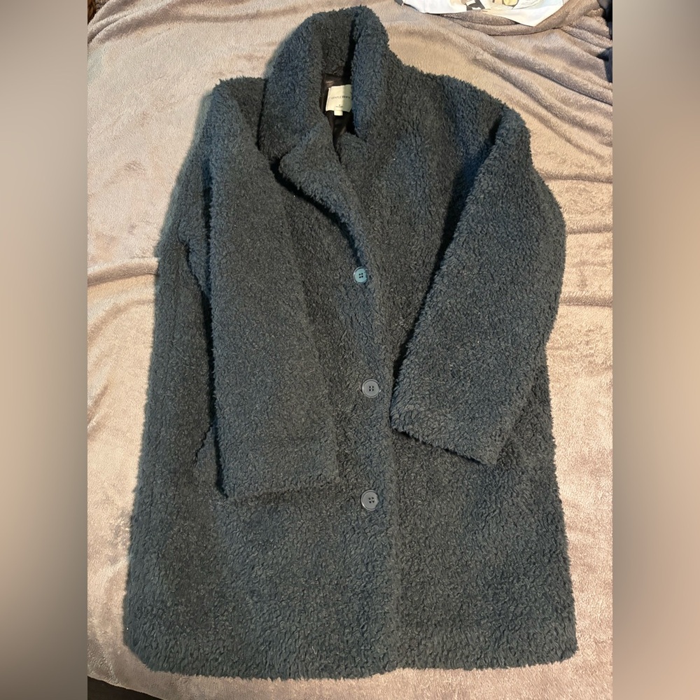 Gentle Fawn Greenish Teddy Jacket